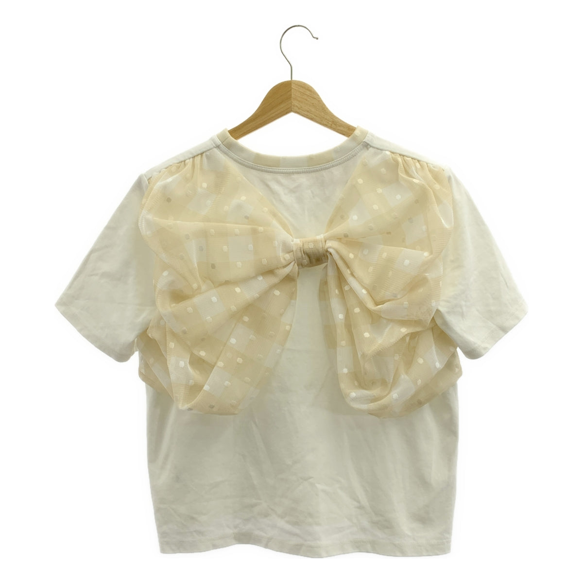 Rosy Monster / ロージーモンスター | ギンガム ドット ランドセル リボン ブラウス | F | レディース