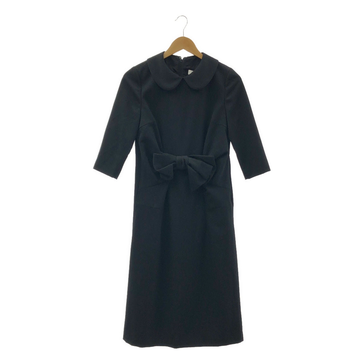 COMME des GARCONS | 2017 春夏系列 | 羊毛圓領繫腰洋裝 | XS 碼 | 女裝