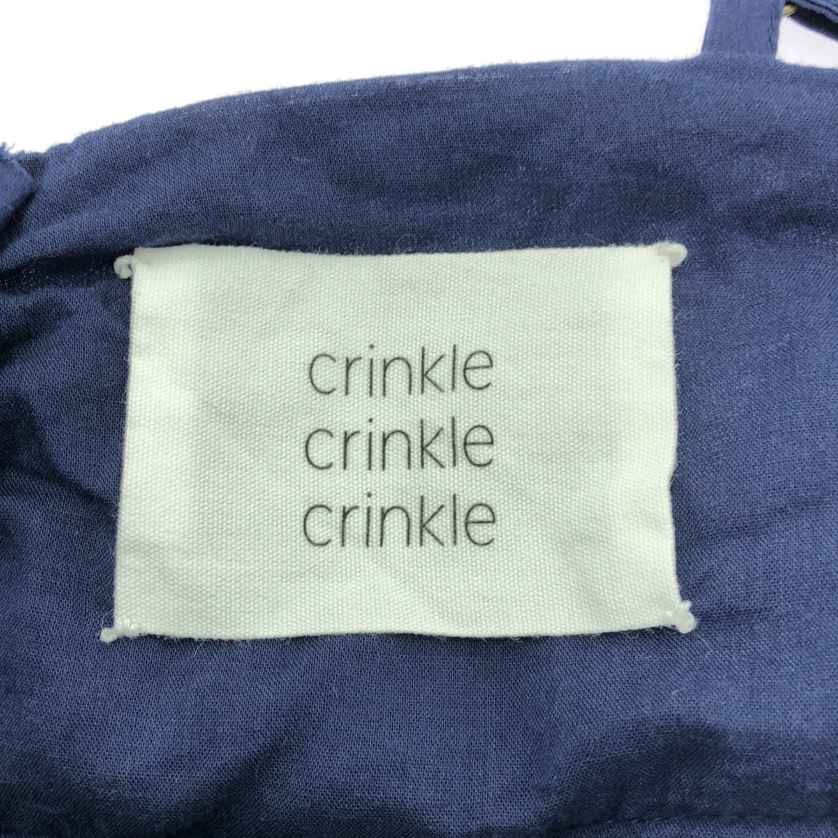 crinkle crinkle crinkle / 크린클 크링클 크링클 | 2023SS | silk cotton camisole layer all in one 올인원 | F | 여성