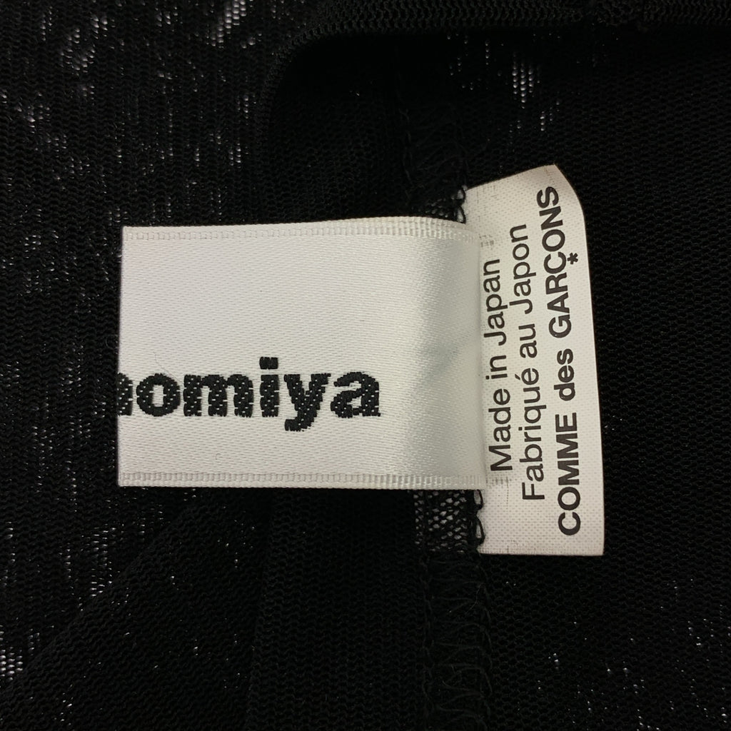 【美品】  noir kei ninomiya / ノワールケイニノミヤ | 2023SS | ポリエステル チュール クルーネック カットソー | M | ブラック | レディース