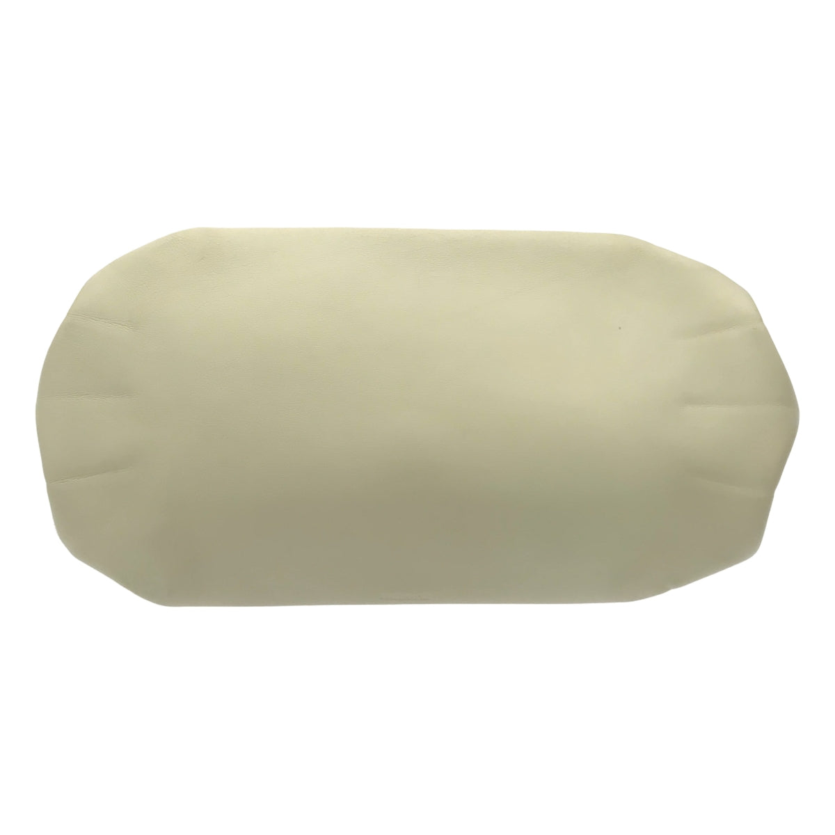 JIL SANDER / ジルサンダー | レザー ドローストリング バッグ 巾着 | アッシュホワイト | レディース