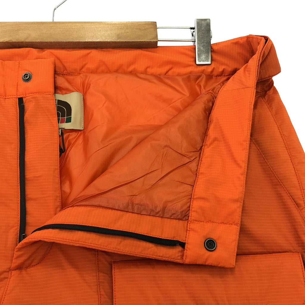GUCCI / 古馳 | ×THE NORTH FACE 尼龍羽絨工裝褲 | L | 橘色 | 男款