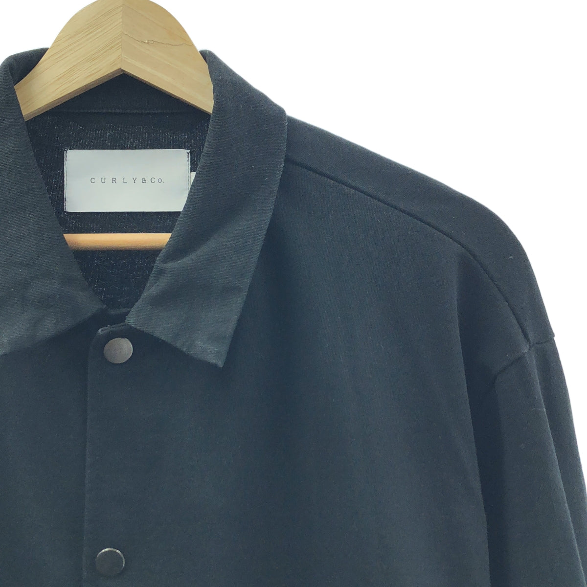 CURLY | 棉質教練夾克 | 2 | 黑色 | 男款