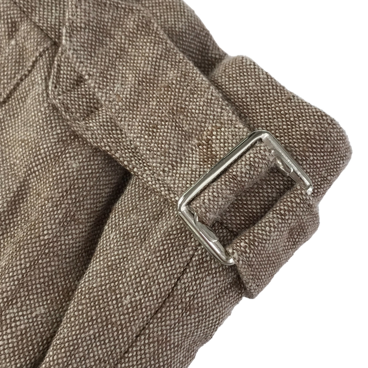 FENDART / Fenderal | Linen double adjuster trousers | 38 1/2 | Brown | Men's