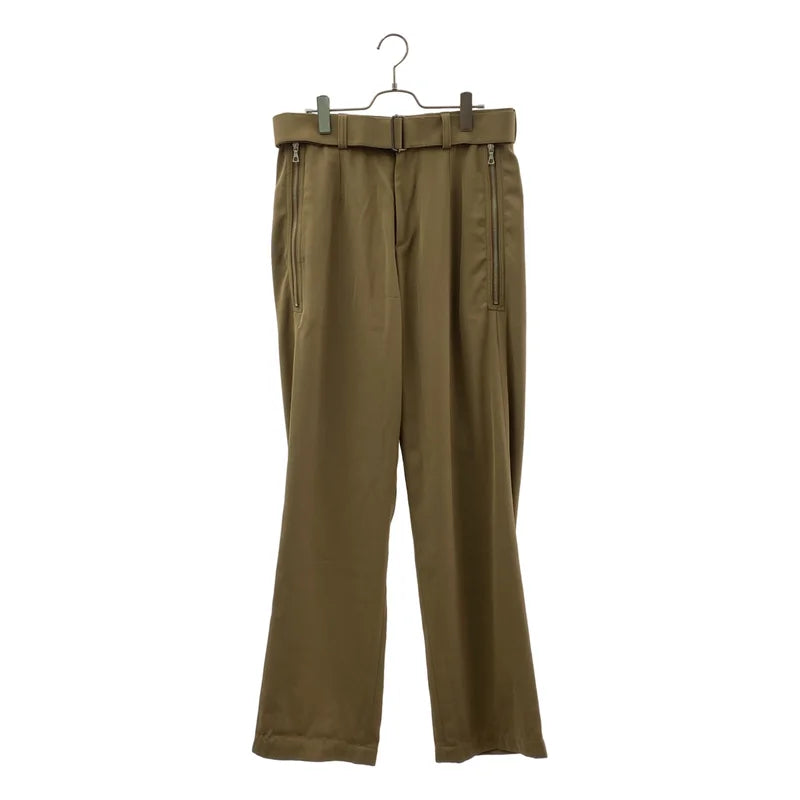 DRIES VAN NOTEN / ドリスヴァンノッテン | ウール混 ジップ スラックス パンツ | 46 | メンズ