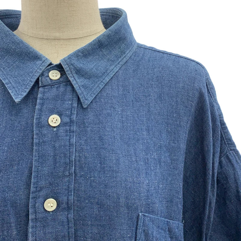 JUNYA WATANABE COMME des GARCONS / ジュンヤワタナベ | 2019SS | denim / デニム ボリュームスリーブ ワンピース | M | レディース