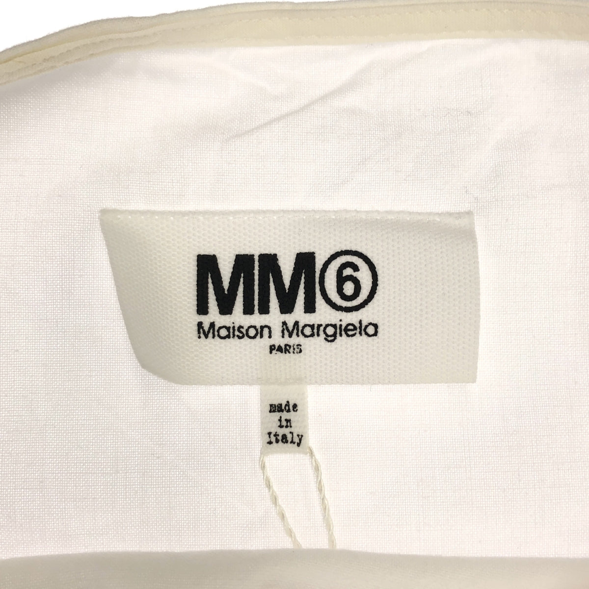 【新品】  MM6 Maison Margiela / エムエムシックスメゾンマルジェラ | 2019SS | キャミソールプリント サークル ドレス ワンピース | UNI | ホワイト | レディース