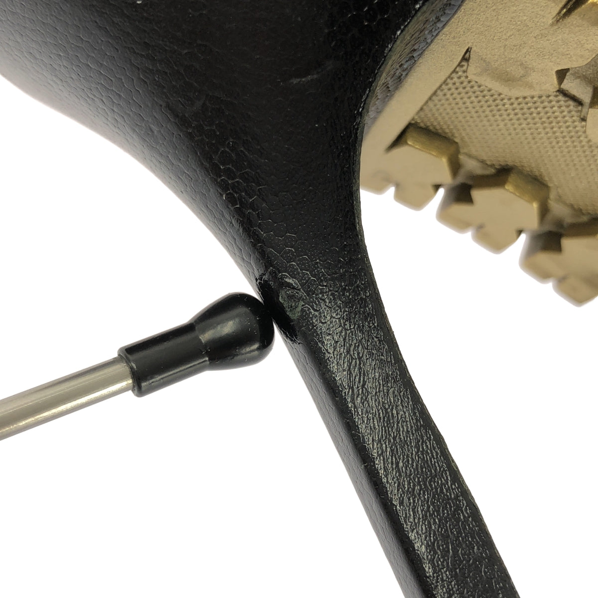 YVES SAINT LAURENT rive gauche / 이브산 로랑 리브 고슈 | 가죽 사이드 지퍼 힐 짧은 부츠 | 38 |