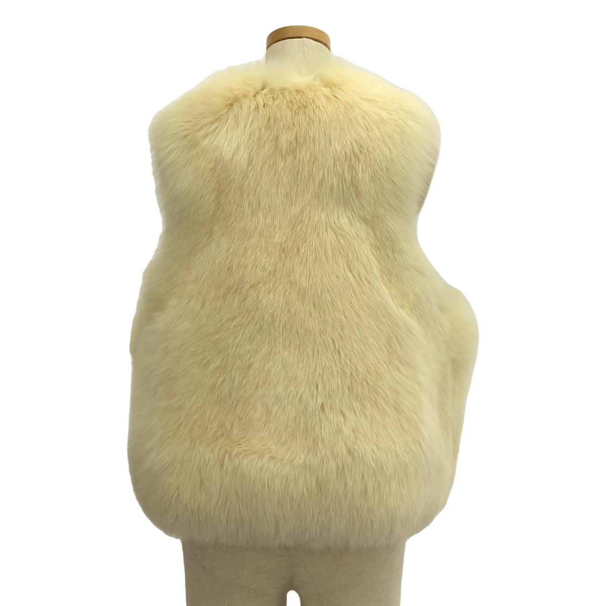 Drawer | Fox fur vest | Beige | Women's