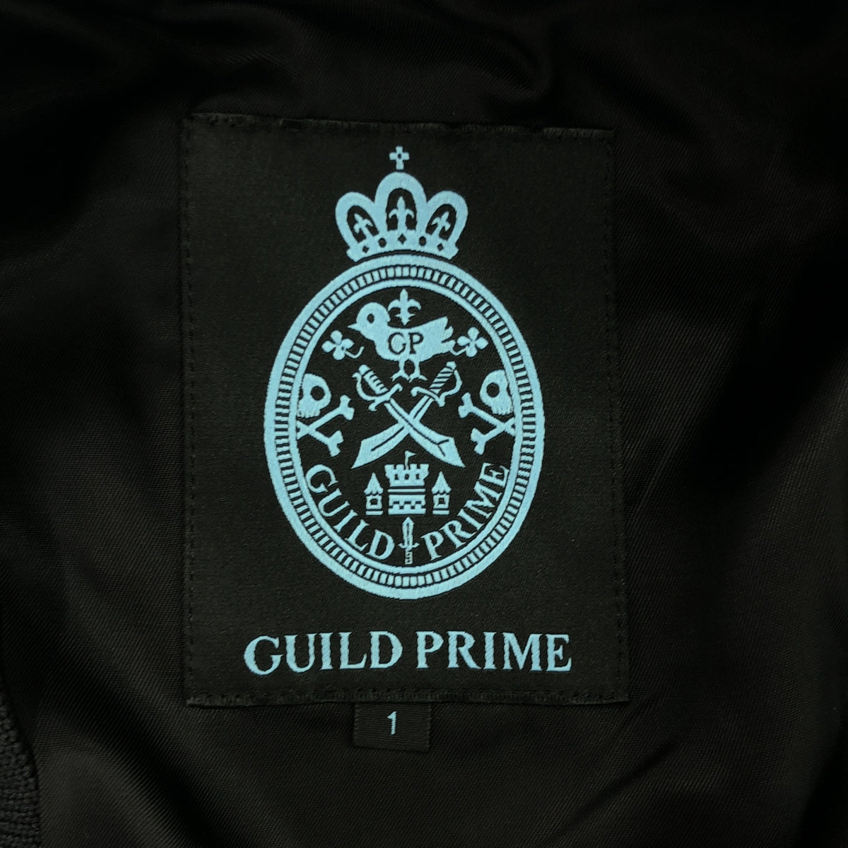 GUILD PRIME / 킬드 프라임 | 가죽 패치 지퍼 재킷 블루존 | 1 | 여성