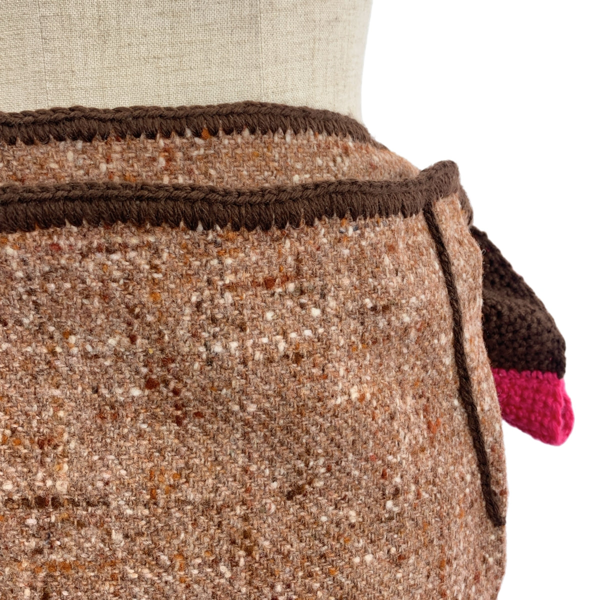 DANIELA GREGIS | 混合羊毛粗呢裹身裙 | F |