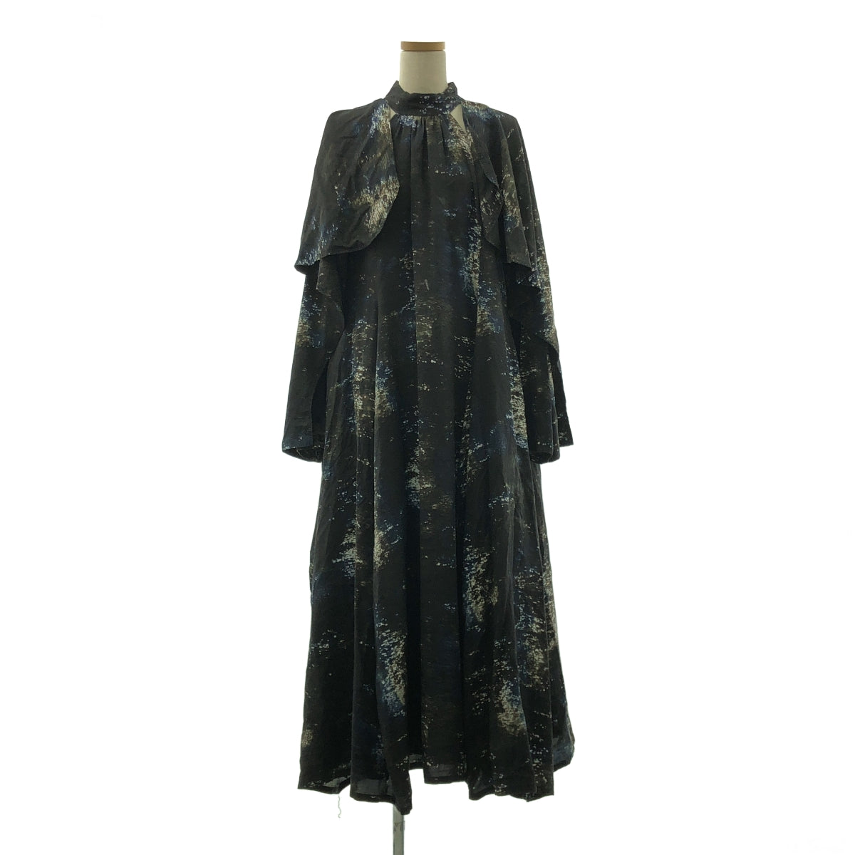 MURRAL / ミューラル | Encounter  dress / 総柄 ギャザー ボリューム ドレス ワンピース / 裏地付き | 2 | レディース