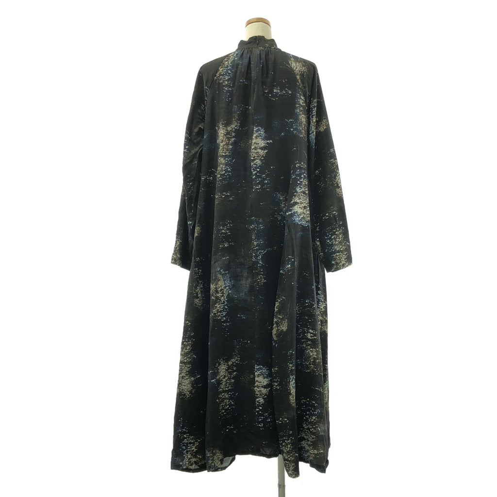 MURRAL / ミューラル | Encounter  dress / 総柄 ギャザー ボリューム ドレス ワンピース / 裏地付き | 2 | レディース