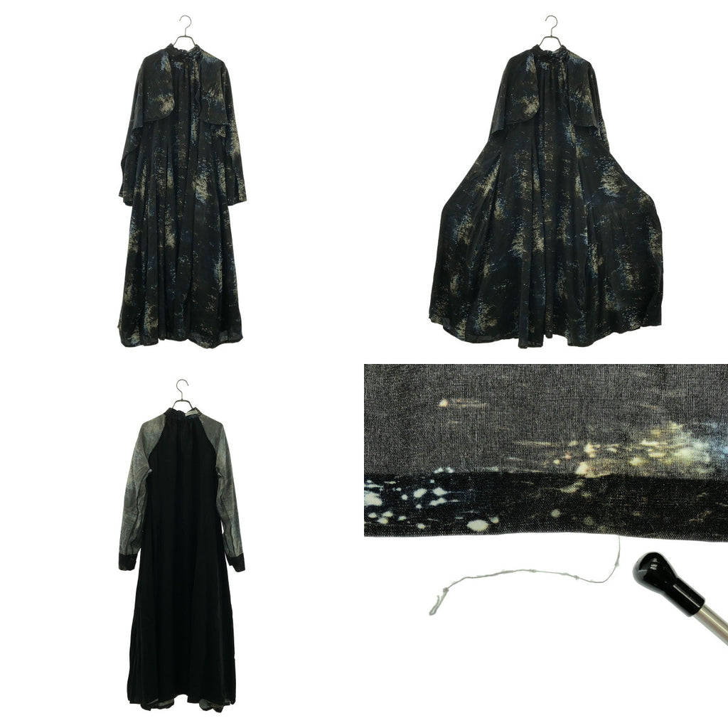 MURRAL / ミューラル | Encounter  dress / 総柄 ギャザー ボリューム ドレス ワンピース / 裏地付き | 2 | レディース