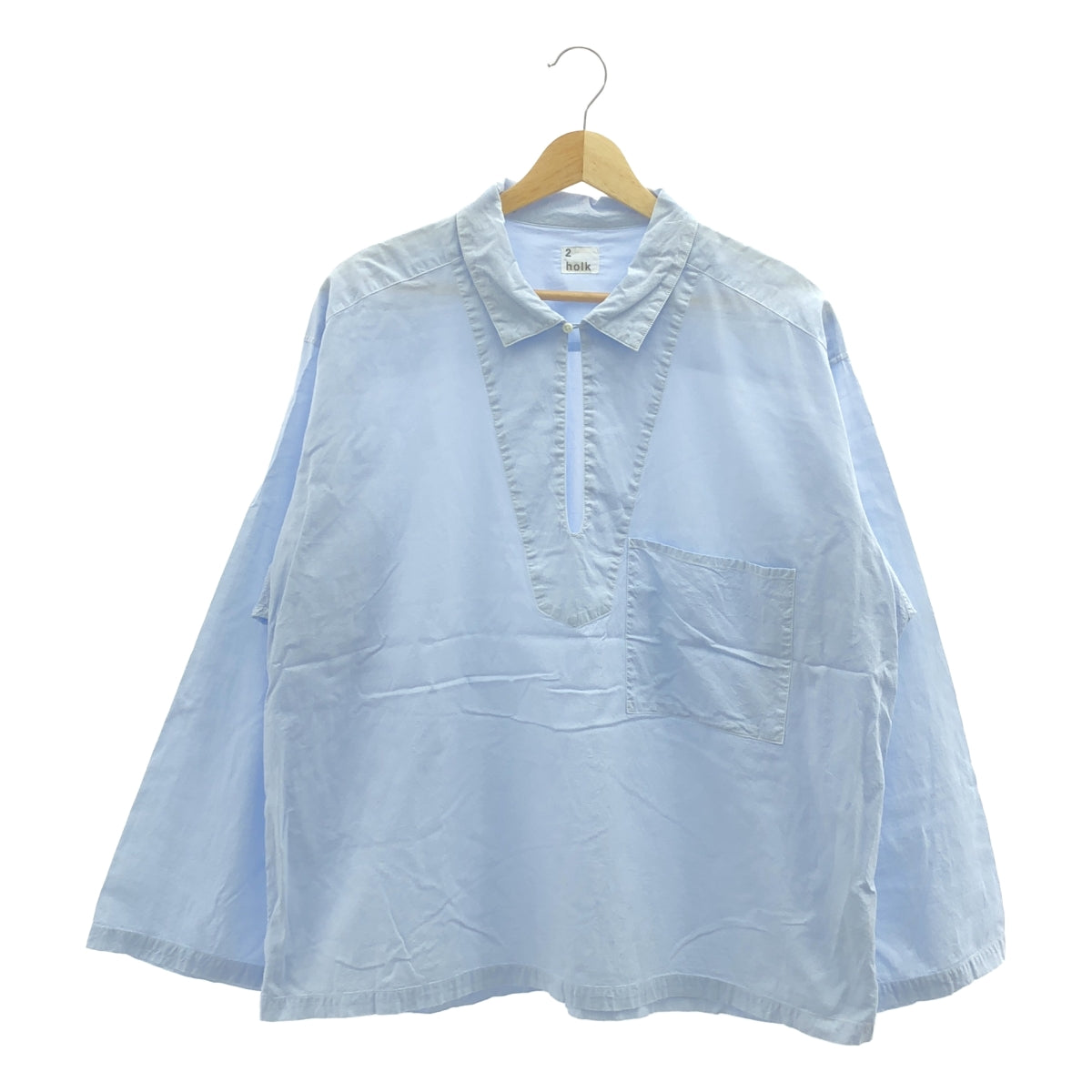 holk / 호크 | 코튼 린넨 스키퍼 셔츠 | 2 |