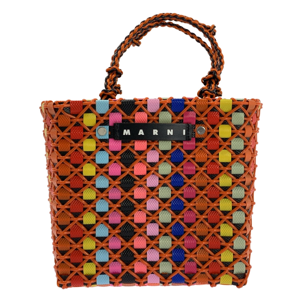 MARNI | MARKET CAKE BASKET MINI / 阿拉伯風格籃子手提包 |