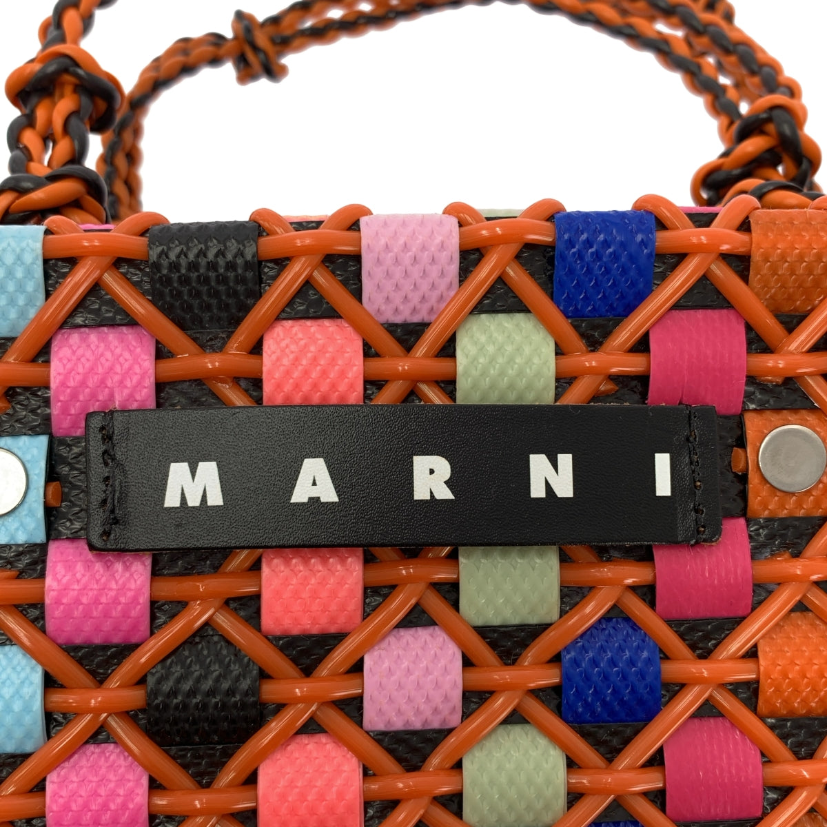 MARNI | MARKET CAKE BASKET MINI / 阿拉伯風格籃子手提包 |