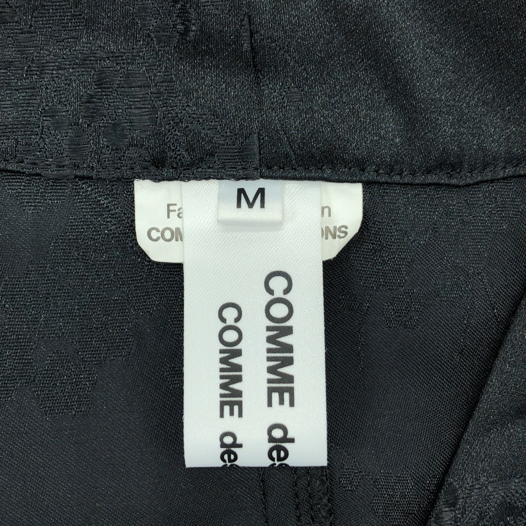 【미품】 COMME des GARCONS COMME des GARCONS / 콤콤 | 2021SS | 폴리 에스테르 자카드 카슈쿠르 슬릿 노 컬러 재킷 | M | 블랙 | 여성