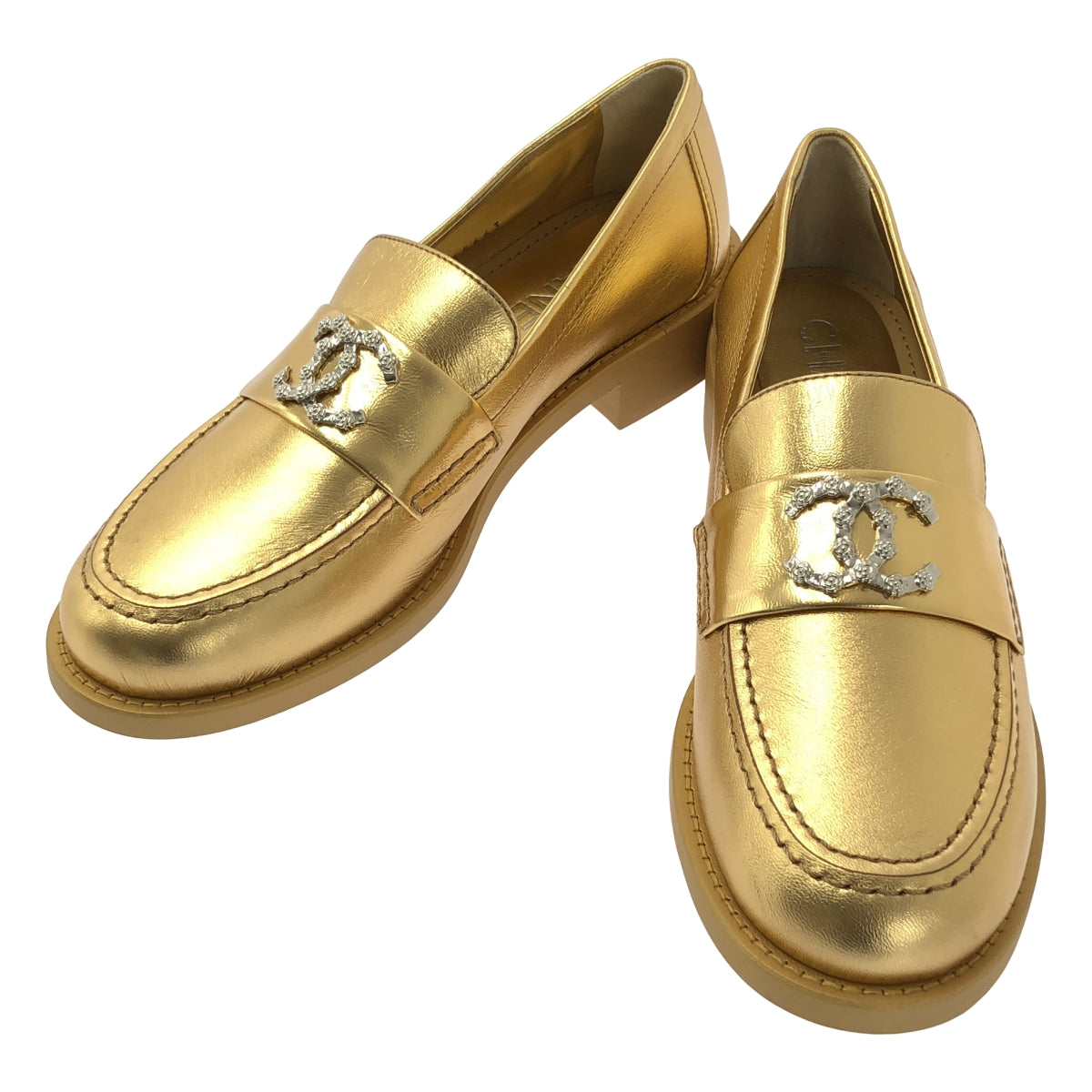 CHANEL / シャネル | 2024SS | ココマーク カメリア レザーローファー