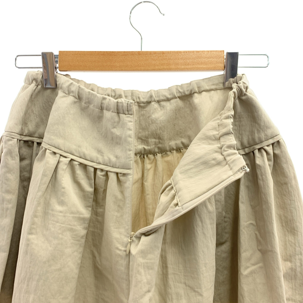 ebure / 에불 | 2024SS | 드로우 스트링 라이트 링클 코튼 개더 스커트 | 36 |