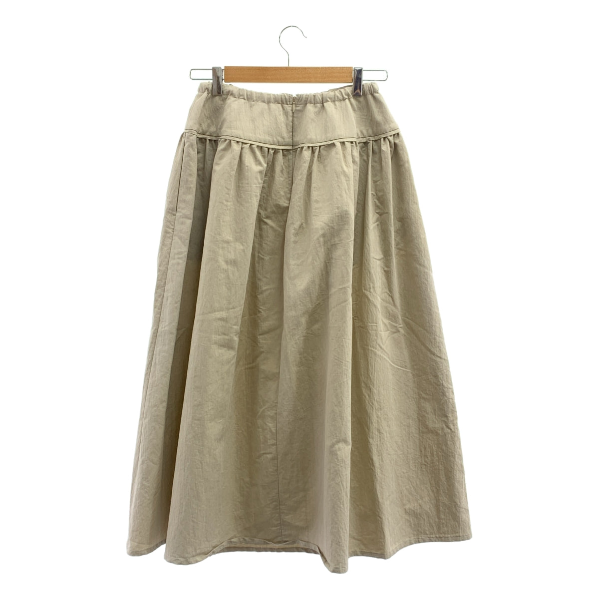 ebure | 2024SS | 抽繩輕皺棉質褶皺半身裙 | 尺寸 36 |