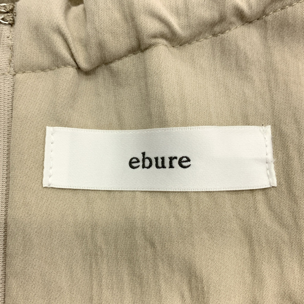 ebure / 에불 | 2024SS | 드로우 스트링 라이트 링클 코튼 개더 스커트 | 36 |