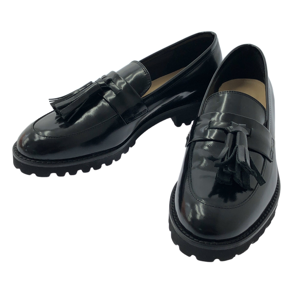 [全新] Fabio Rusconi | 流蘇底樂福鞋 | 35號 | 黑色 | 女款