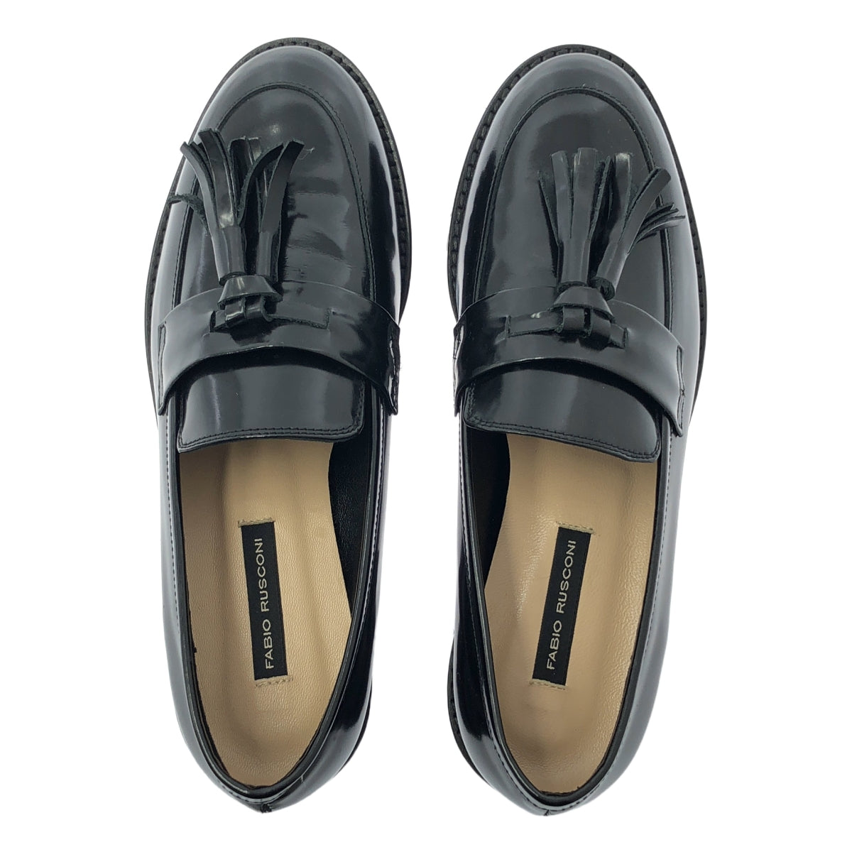 [全新] Fabio Rusconi | 流蘇底樂福鞋 | 35號 | 黑色 | 女款