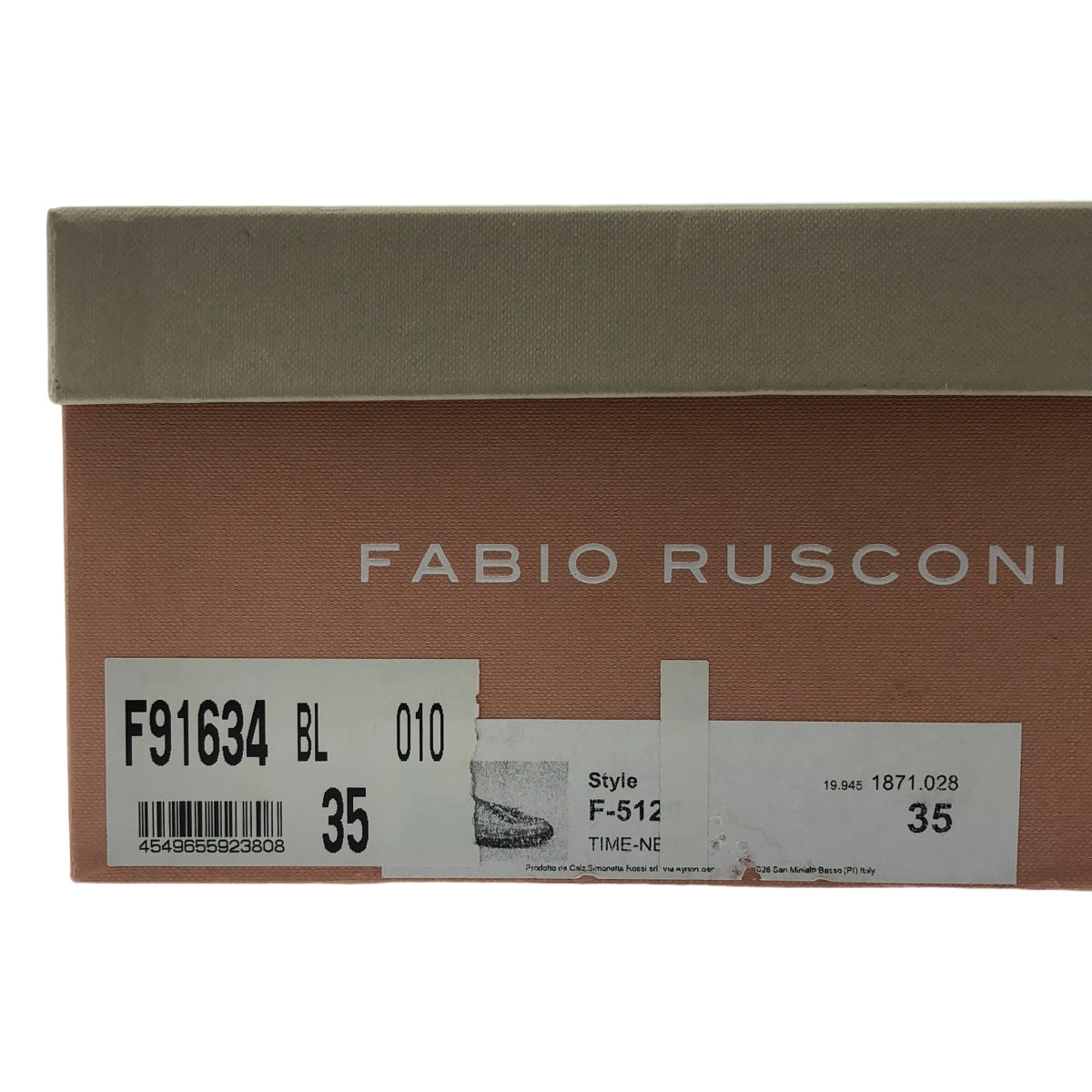 [全新] Fabio Rusconi | 流蘇底樂福鞋 | 35號 | 黑色 | 女款