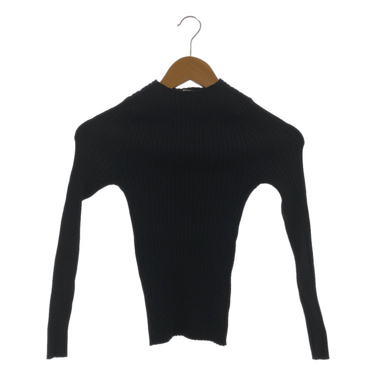 GIU GIU | Ribbed long sleeve top | S | Women's