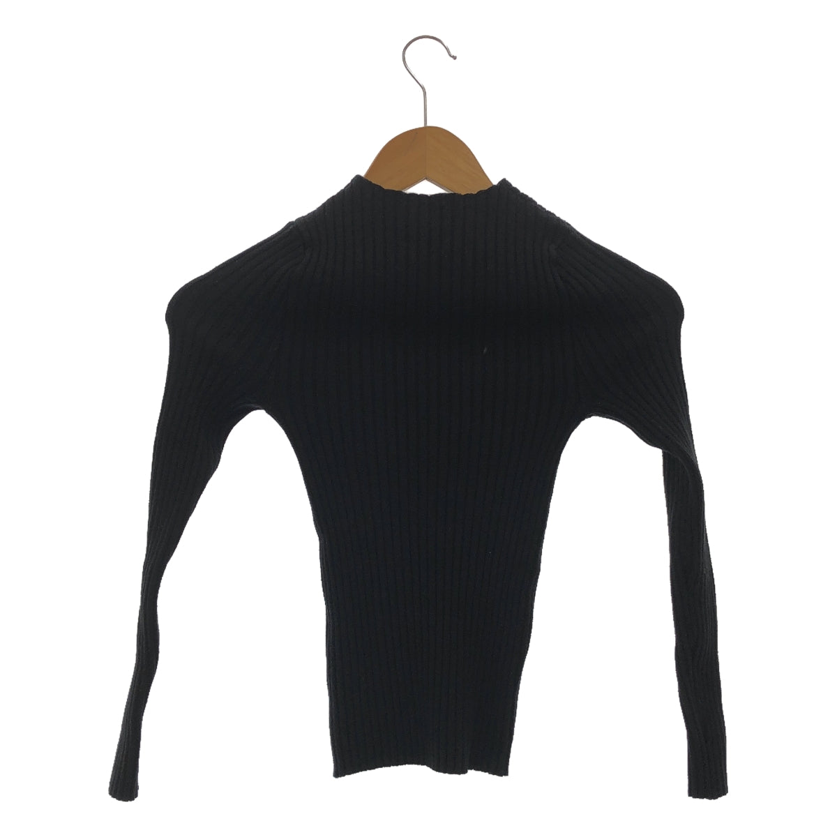 GIU GIU | Ribbed long sleeve top | S | Women's