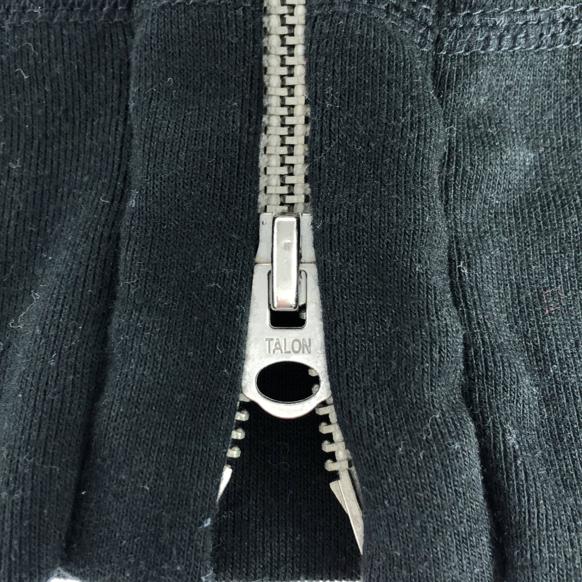 R.H.VINTAGE / ロンハーマンヴィンテージ | フルジップ スウェット トレーナー フーディ | S | ブラック | レディース