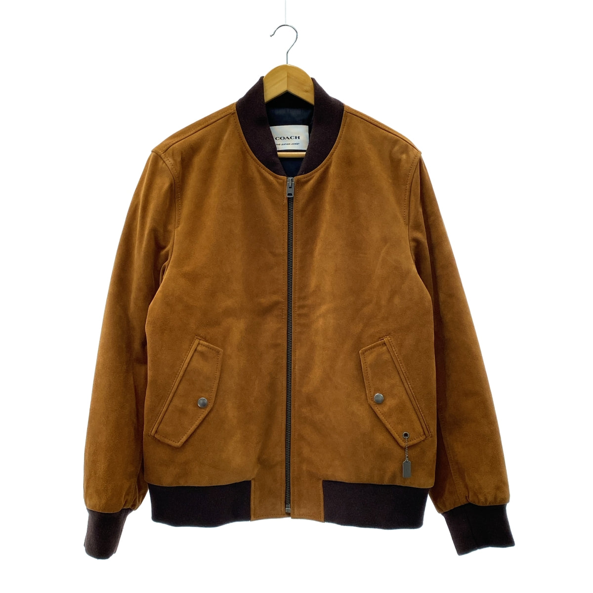 COACH / コーチ | THE LEATHER JACKET スエードレザー MA-1 フライトジャケット | L | メンズ