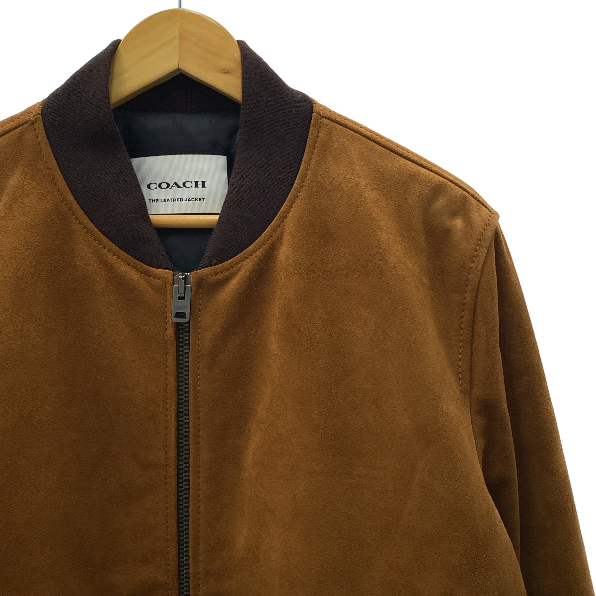 COACH / コーチ | THE LEATHER JACKET スエードレザー MA-1 フライトジャケット | L | メンズ
