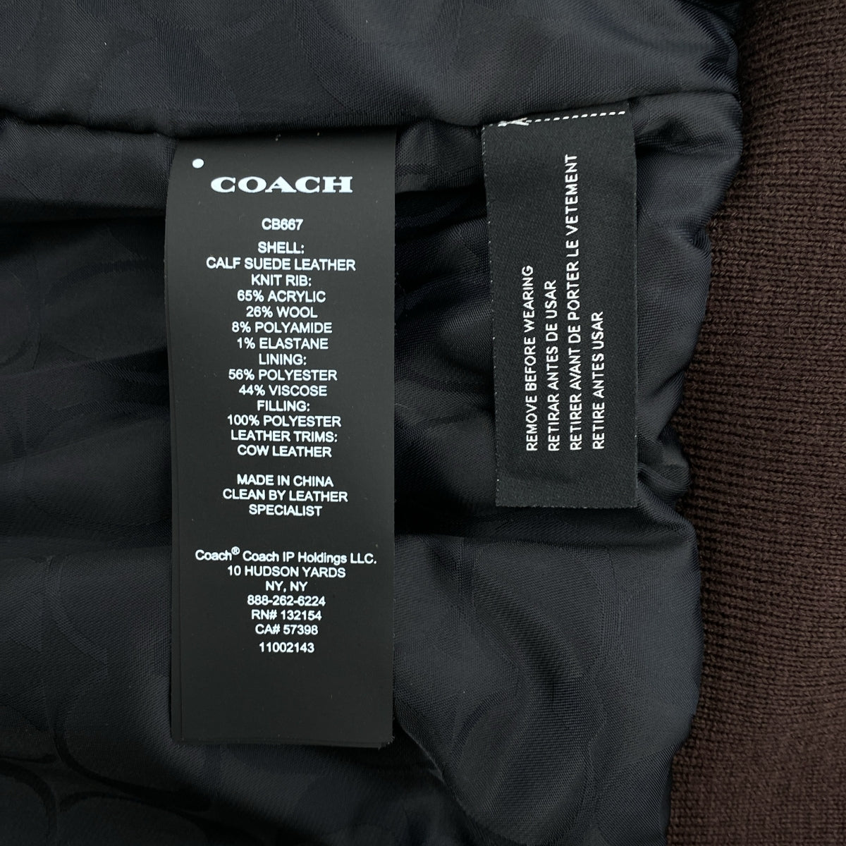 COACH / コーチ | THE LEATHER JACKET スエードレザー MA-1 フライトジャケット | L | メンズ