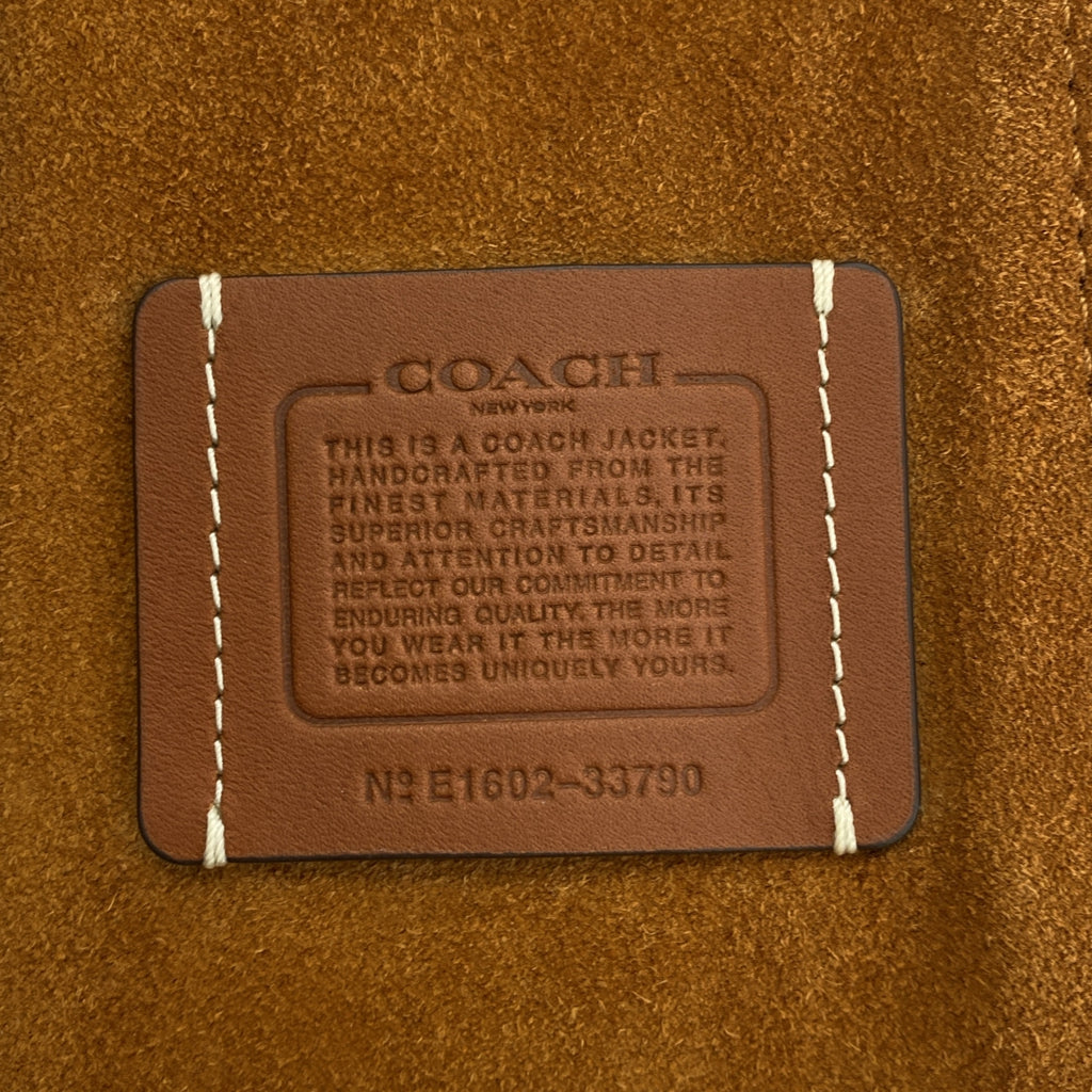 COACH / コーチ | THE LEATHER JACKET スエードレザー MA-1 フライトジャケット | L | メンズ