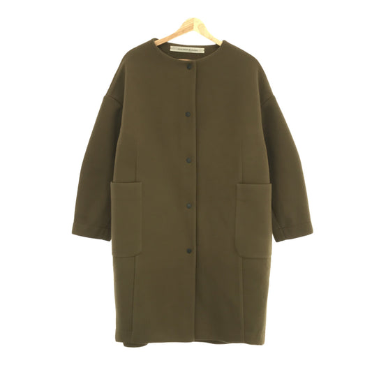 COGTHEBIGSMOKE / Cog the Big Smoke | 2021AW | ROUND NECK COAT | F | Khaki | Women's