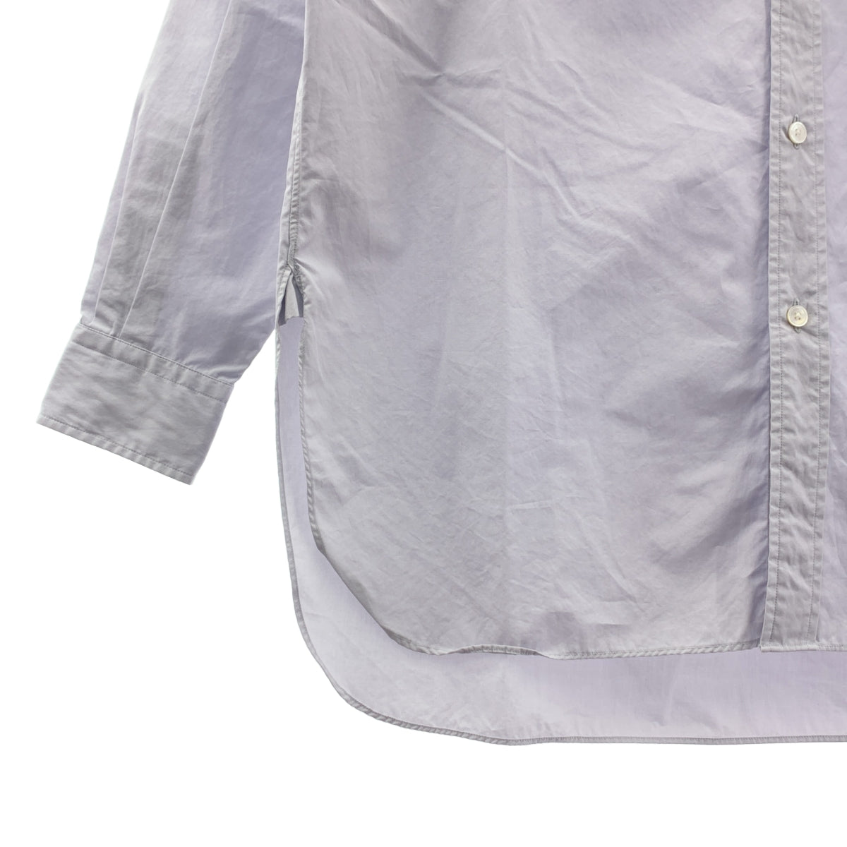 YLEVE イレーヴ　バンドカラーシャツ YLEVE / イレーヴ | バンドカラー コットンタイプライターシャツ | 1