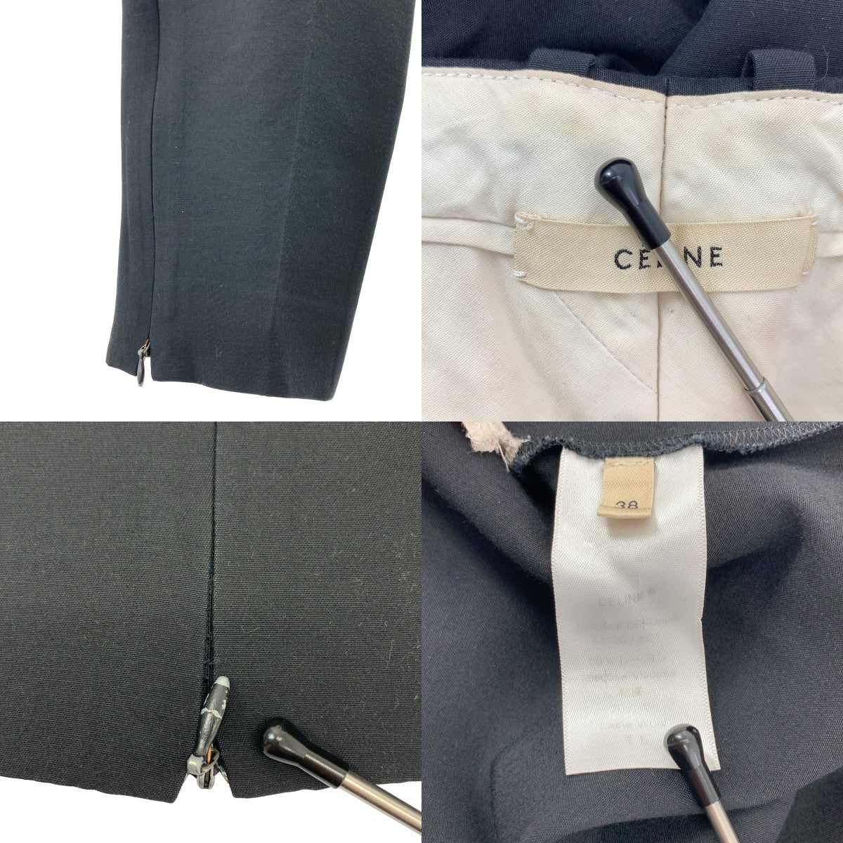 CELINE / セリーヌ | by Phoebe Philoフィービー / ジップ テーパード パンツ | 38 | レディース