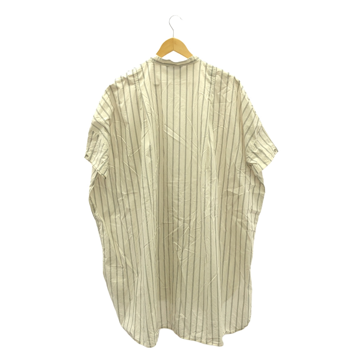 SIWALY | Band collar shirt blouse | F | Off-white/gray | Women's