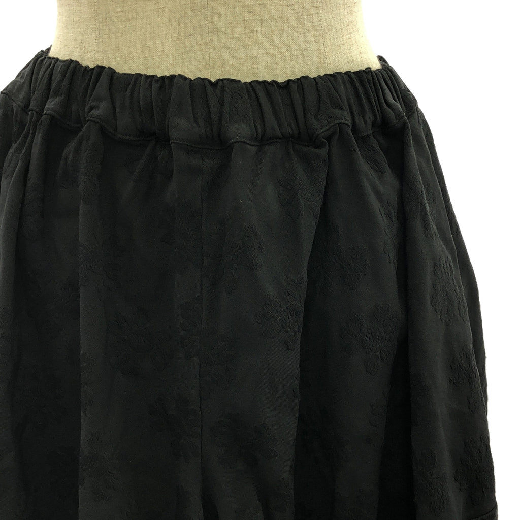[品相良好] COMME des GARCONS COMME des GARCONS / Comme Comme | 2019秋冬 |成品花氣球褲 | XS |黑色 |女性的