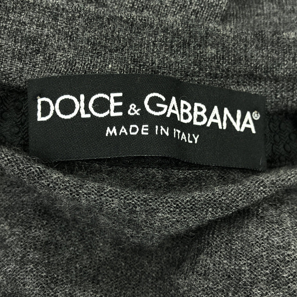 DOLCE＆GABBANA / ドルチェ＆ガッバーナドルガバ | カシミヤ Vネック カーディガン | 48 | グレー | レディース