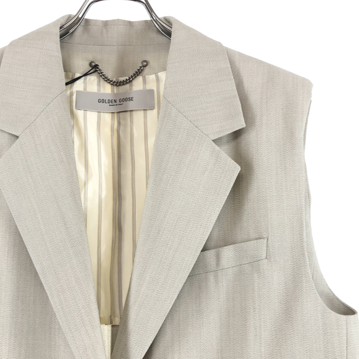 GOLDEN GOOSE / ゴールデングース | ウール コットン シングルジレ