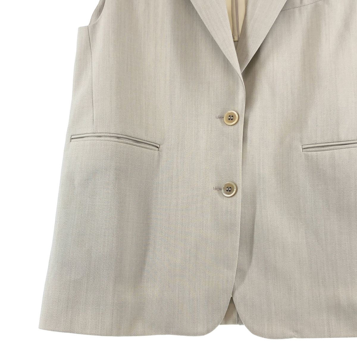 GOLDEN GOOSE / ゴールデングース | ウール コットン シングルジレ