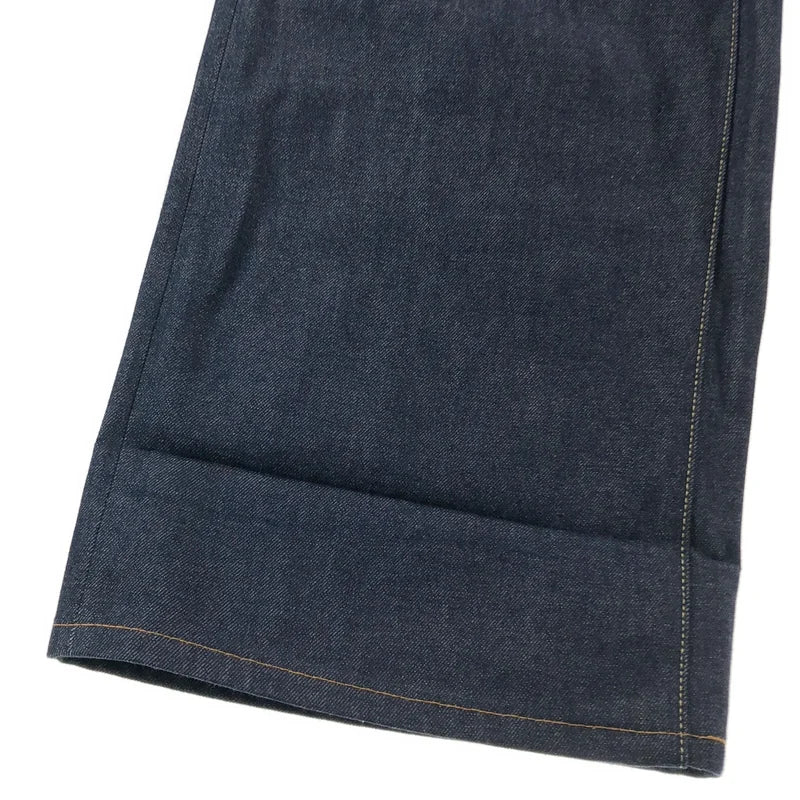 sacai / サカイ | 2025SS | × Levi's / リーバイス Denim Pants / ベルテッド セルビッチ デニム ワイドパンツ | 0 | レディース