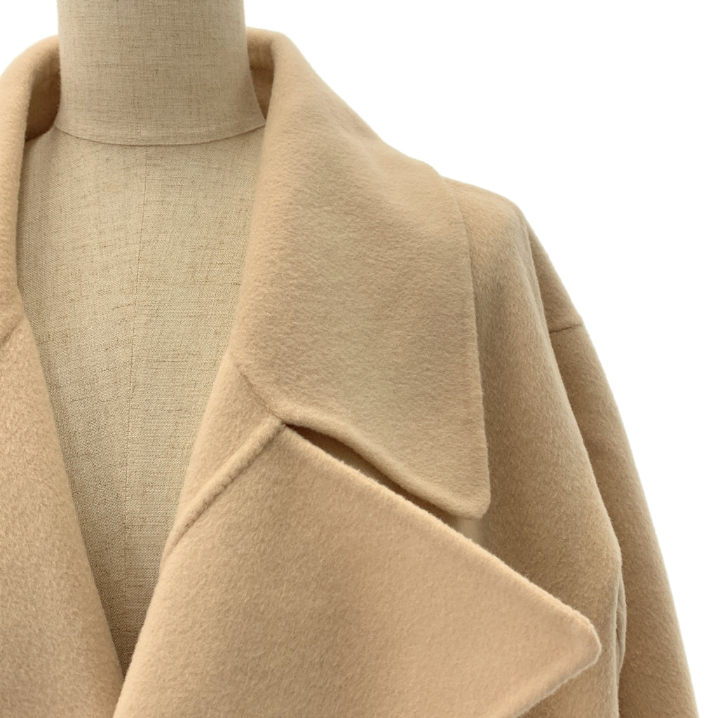 beautiful people / ビューティフルピープル | Wool beaver rever wafuku coat ロング コート | 34 | ベージュ | レディース