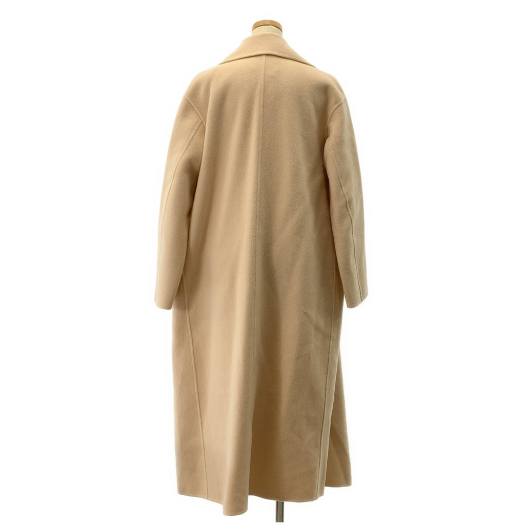 beautiful people / ビューティフルピープル | Wool beaver rever wafuku coat ロング コート | 34 | ベージュ | レディース