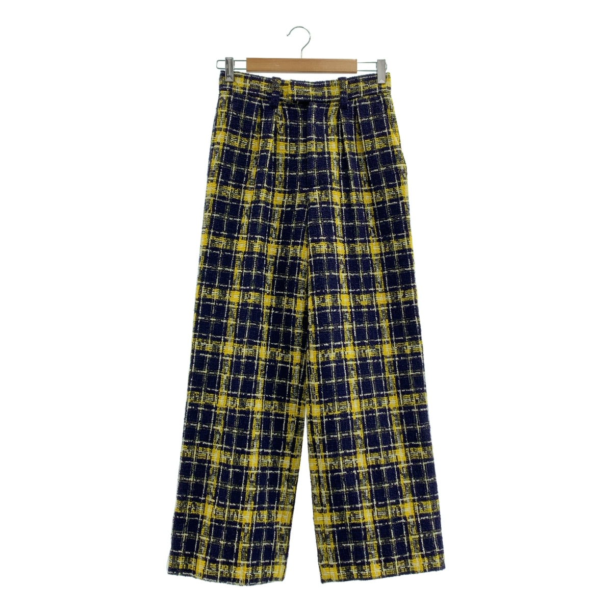 MARC JACOBS / 마크 제이콥스 | 체크 트위드 와이드 팬츠 | 2 | 여성