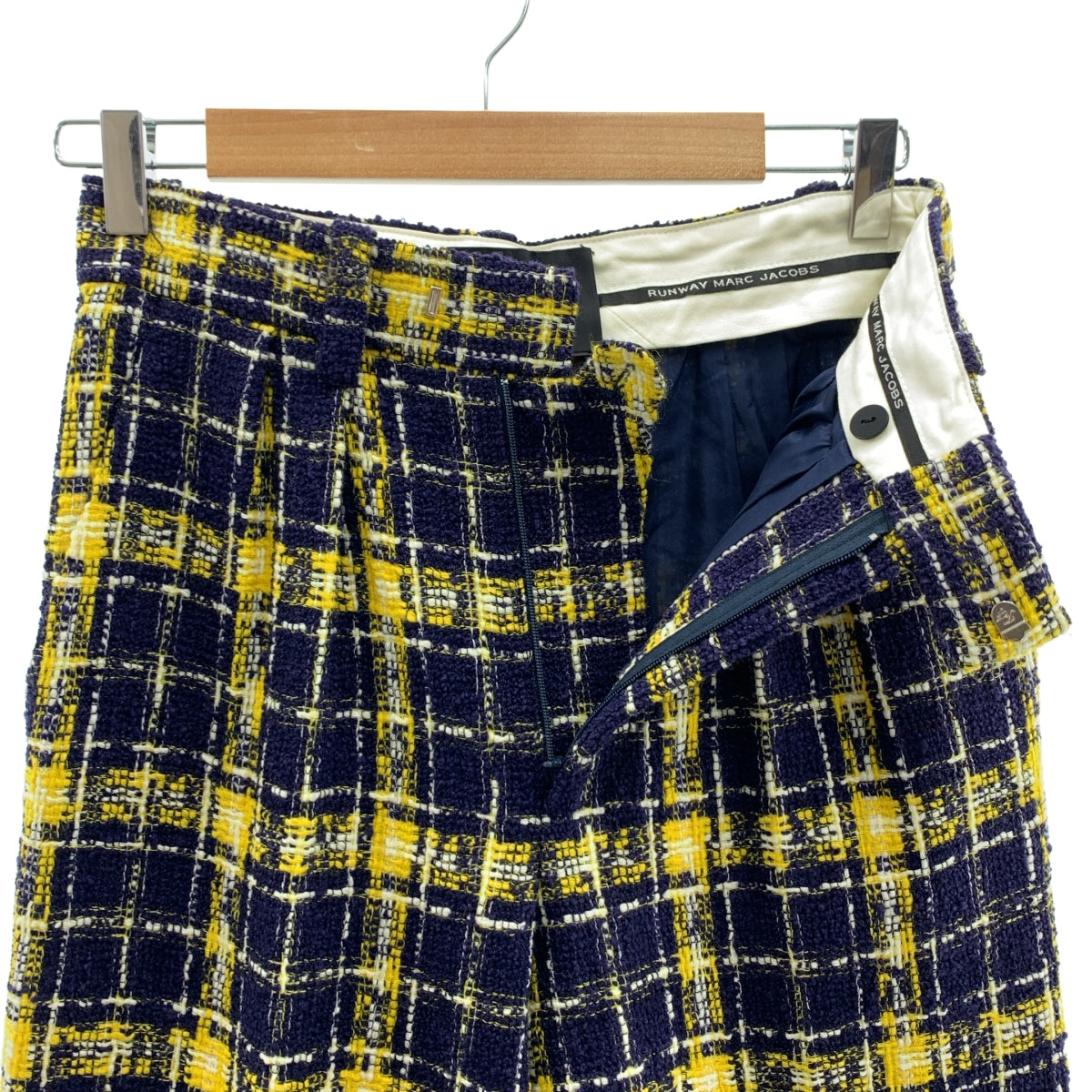 MARC JACOBS / 마크 제이콥스 | 체크 트위드 와이드 팬츠 | 2 | 여성