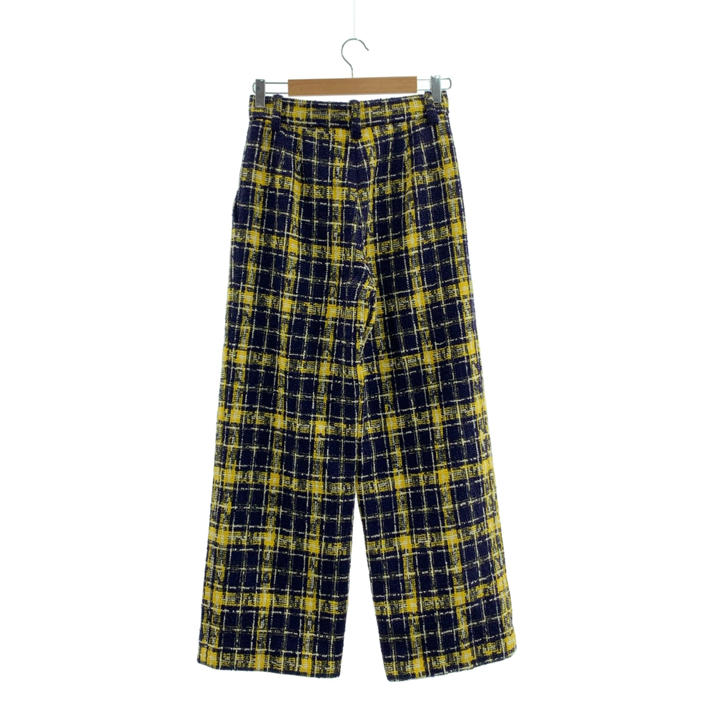 MARC JACOBS / 마크 제이콥스 | 체크 트위드 와이드 팬츠 | 2 | 여성